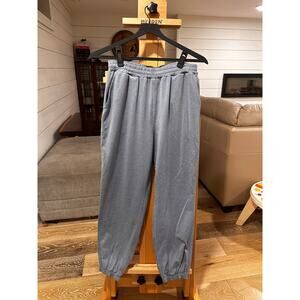 Vuori Womens Boyfriend Jogger Stretchy WorkOut Pants Flint Heather - Size Small